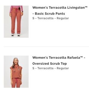 Women's Terracotta Basic Scrub Pants